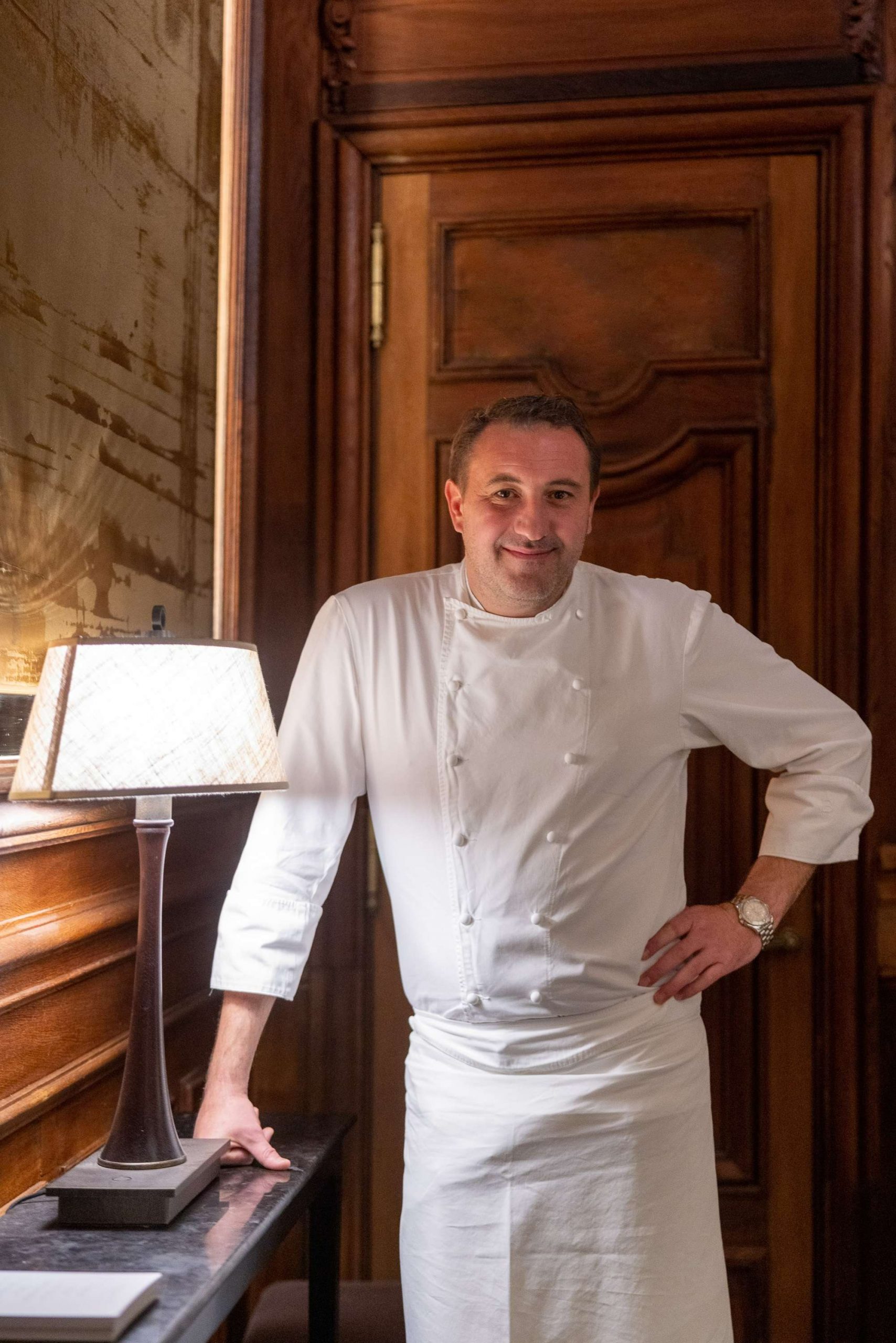Portrait of star chef Sébastien Sanjou      Portrait of star chef Sébastien Sanjou