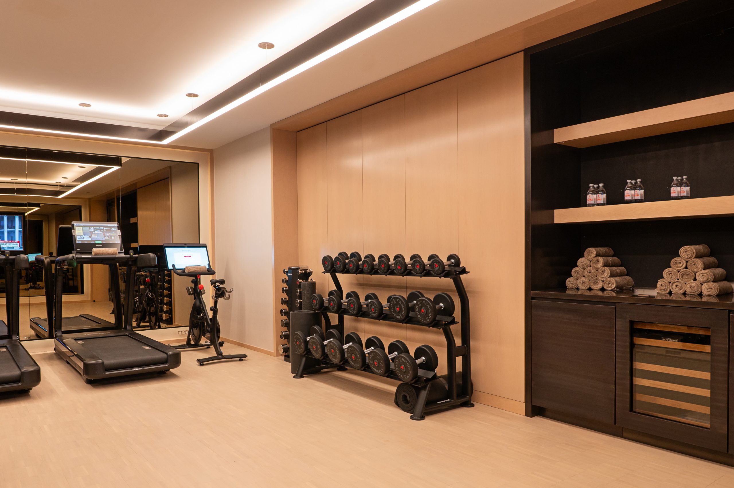 Private fitness center in West Village Private fitness center in West Village